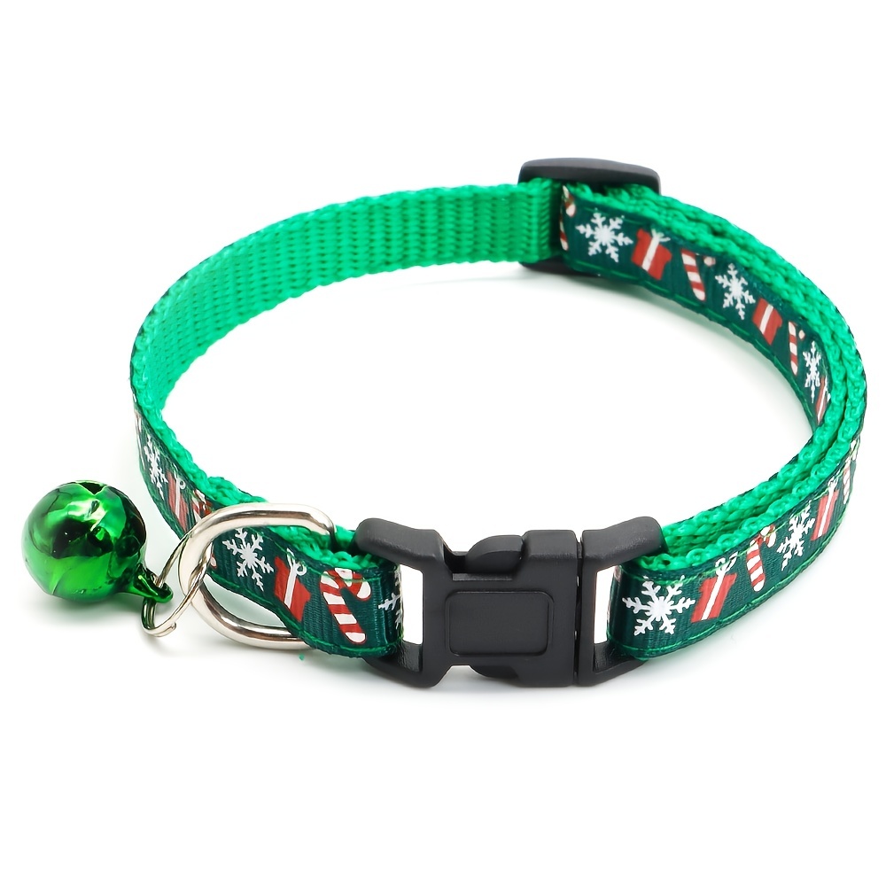 Dog christmas collar with bells sale