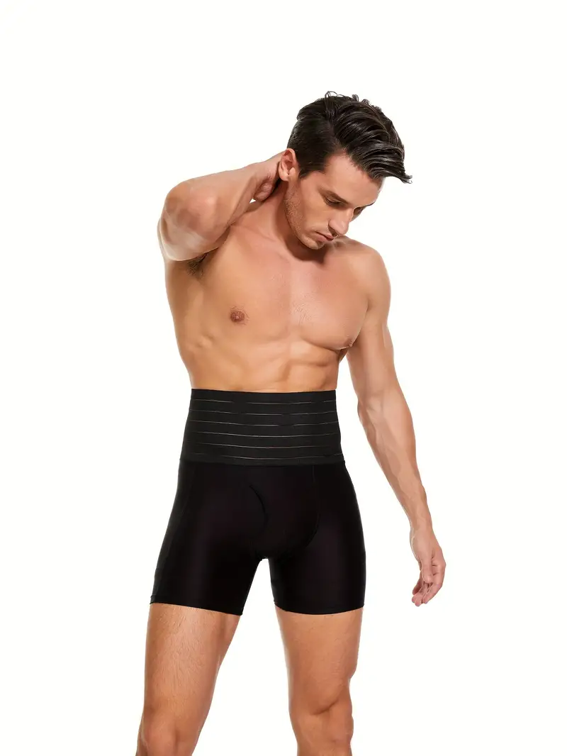 Men Underwear High Waist Body Shaper Slimming Fit Tummy Control