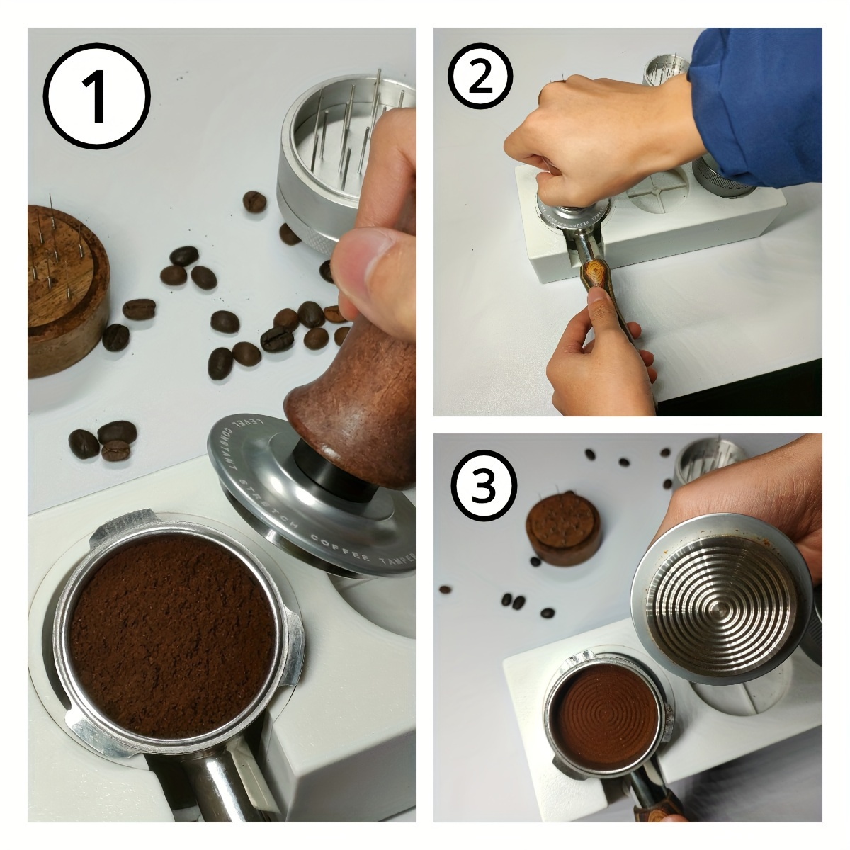 1pc 51/53/58mm Tamper Espresso Premium Barista Tools Coffee - Temu Italy