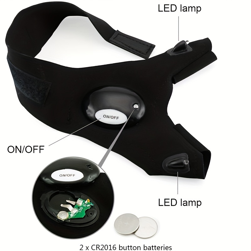 Neuheit LED Taschenlampe LED HandschuhLicht Fingerlicht Batterie enthalten  für Nachtfischen, Camping