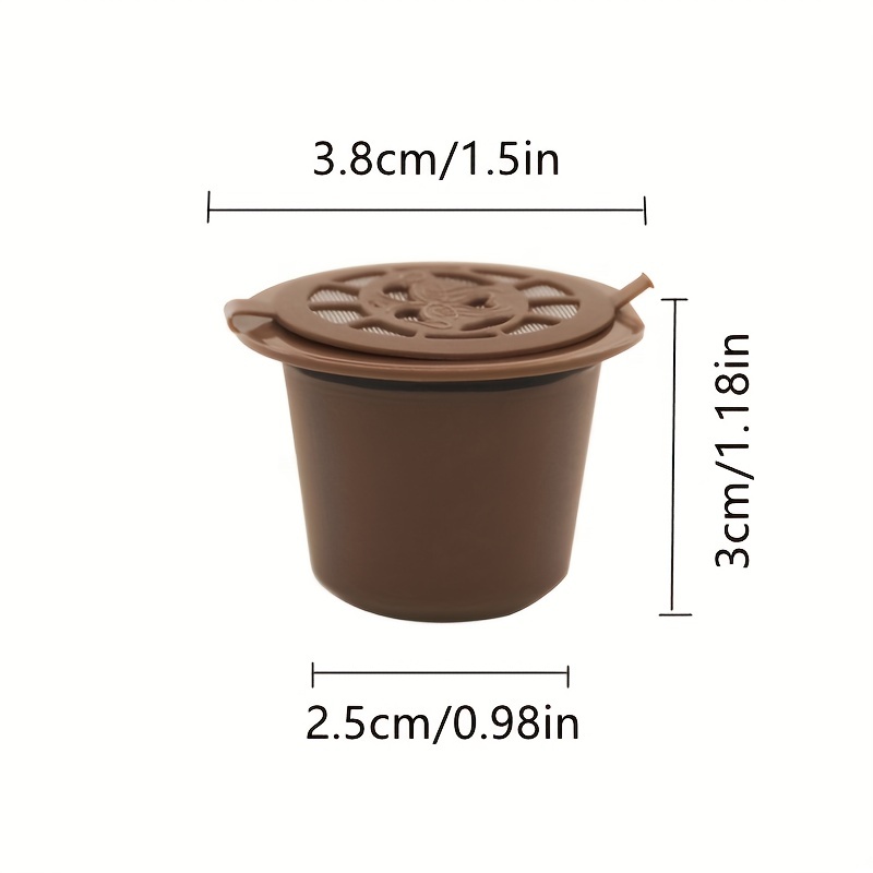 Nespresso Reusable Coffee Capsule Cup Plastic Refillable Coffee