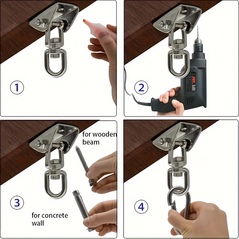 Heavy Duty Swing Fixed Buckles Hook Hanger 304 Stainless - Temu