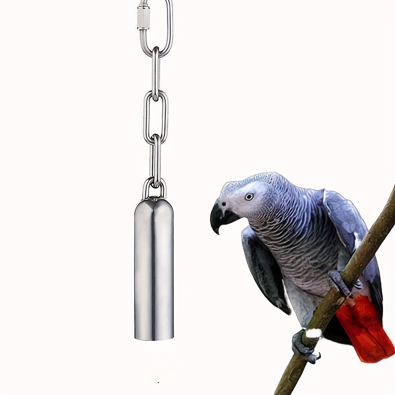

Durable Stainless Steel Bell Toy For Pet Birds - Perfect For Parrots, Cockatiels, And Parakeets