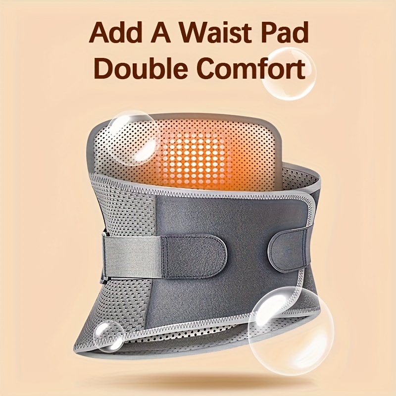 Adjustable Compression Lumbar Support Belt and Breathable Pain