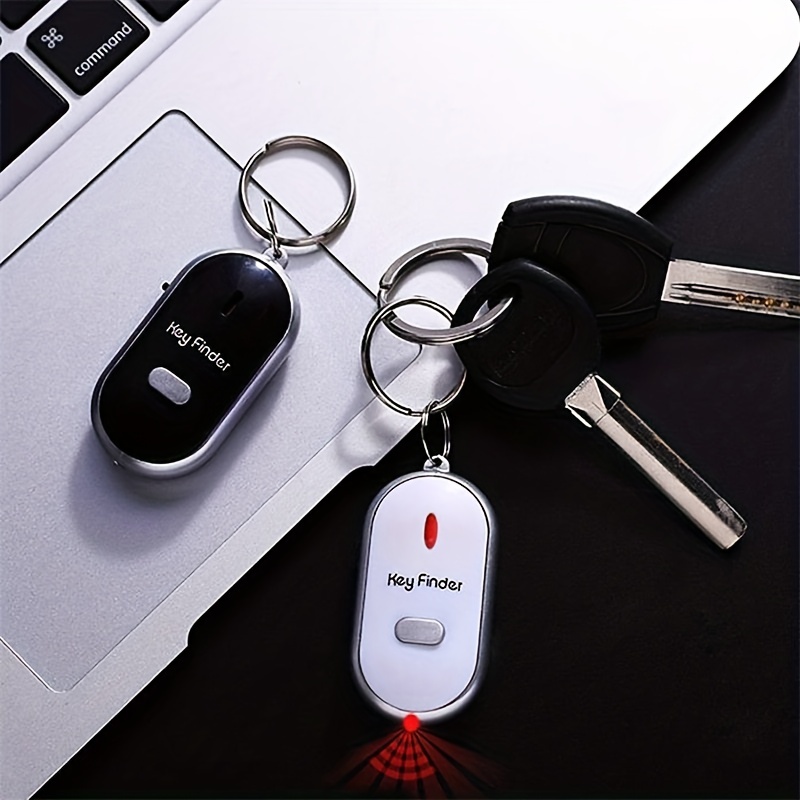 LED Whistle Key Finder Flashing Beeping Sound Control Alarm