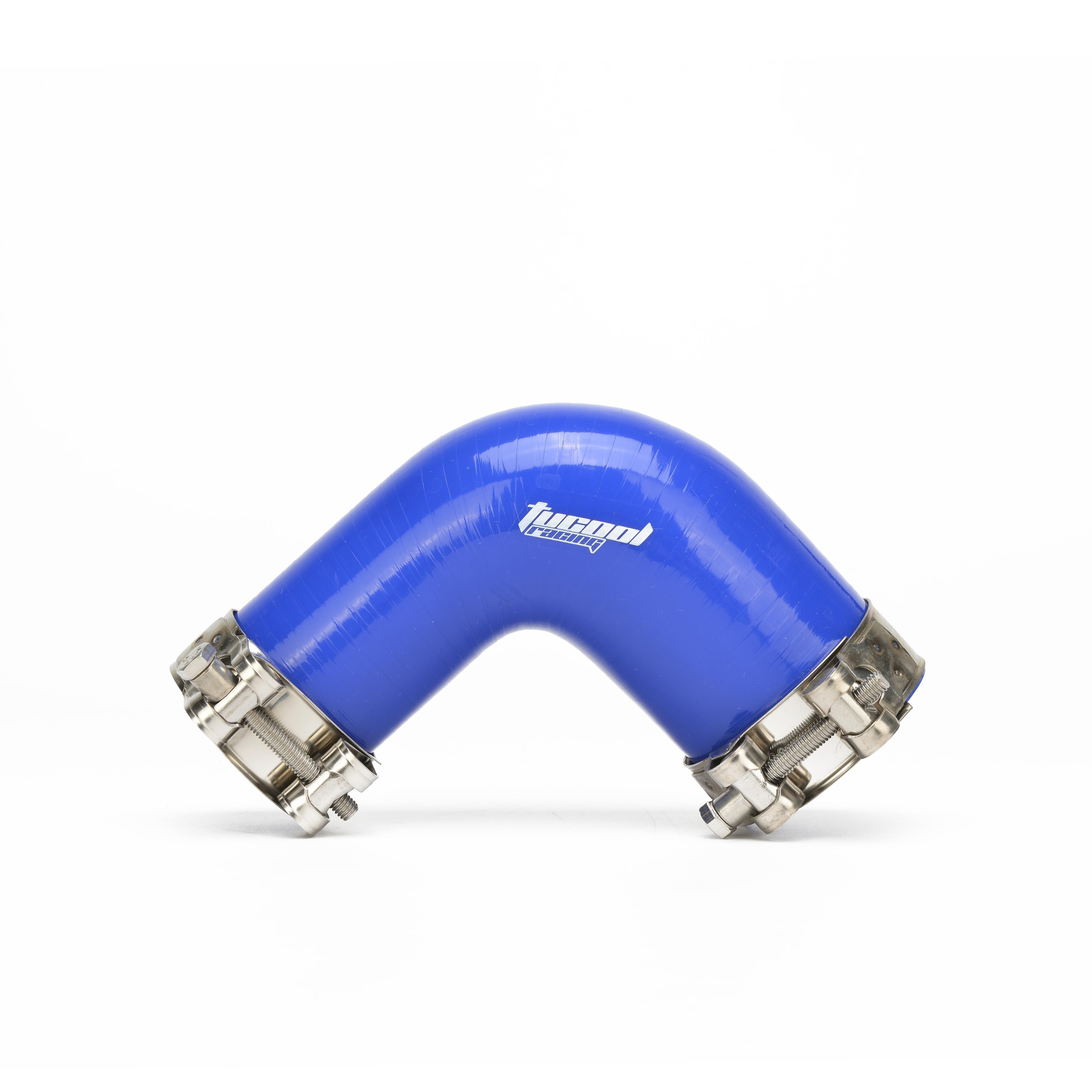 Reinforced Silicone Coupler and Clamp Kit, 2.5 - Blue