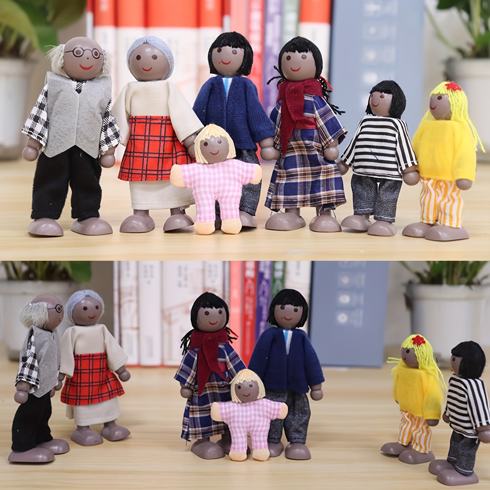 Poseable wooden doll on sale