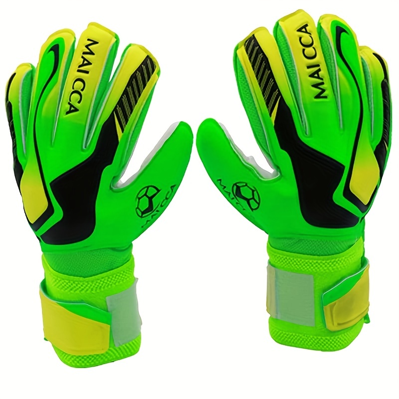 Goalie Goalkeeper Gloves Strong Grip Soccer Goalie Gloves Soccer Gloves  With Finger Protection To Prevent Injuries Durable