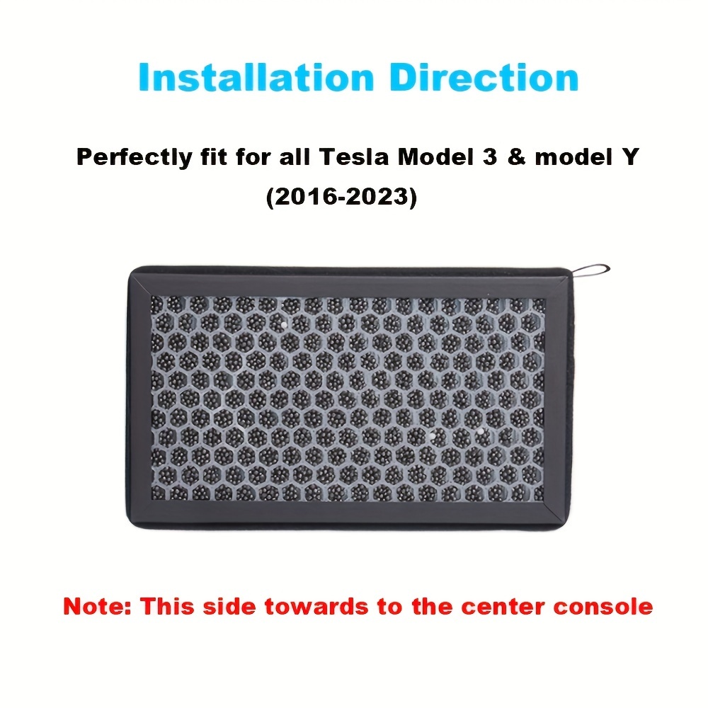 Tesla Model 3 Model Y Air Filter HEPA 2 Pack with Activated Carbon Cabin  Air Filter Replacement (2016-2023)