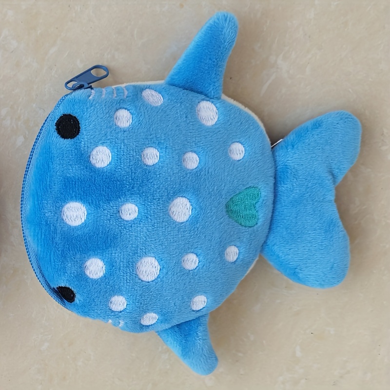 Cute Animal Plush Coin Purse With Zipper - Perfect Gift - Temu Oman