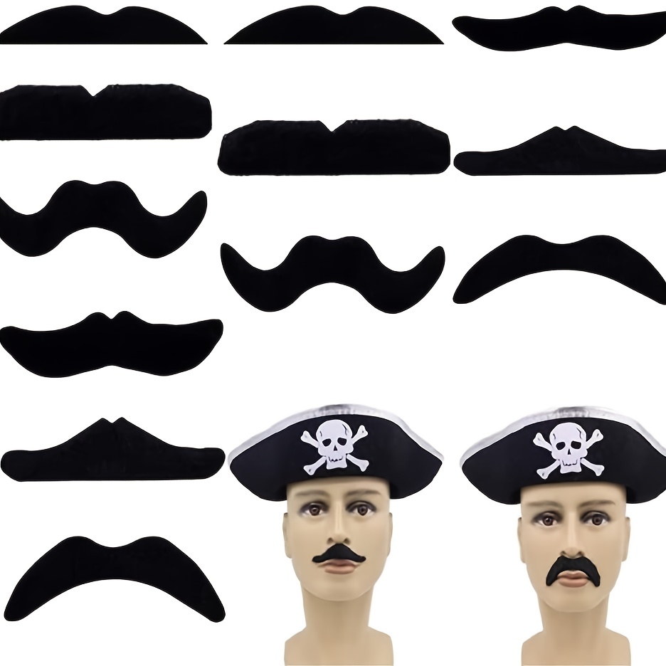 1pc Barba Finta Pirata Halloween Cosplay Uomo, Forniture Feste