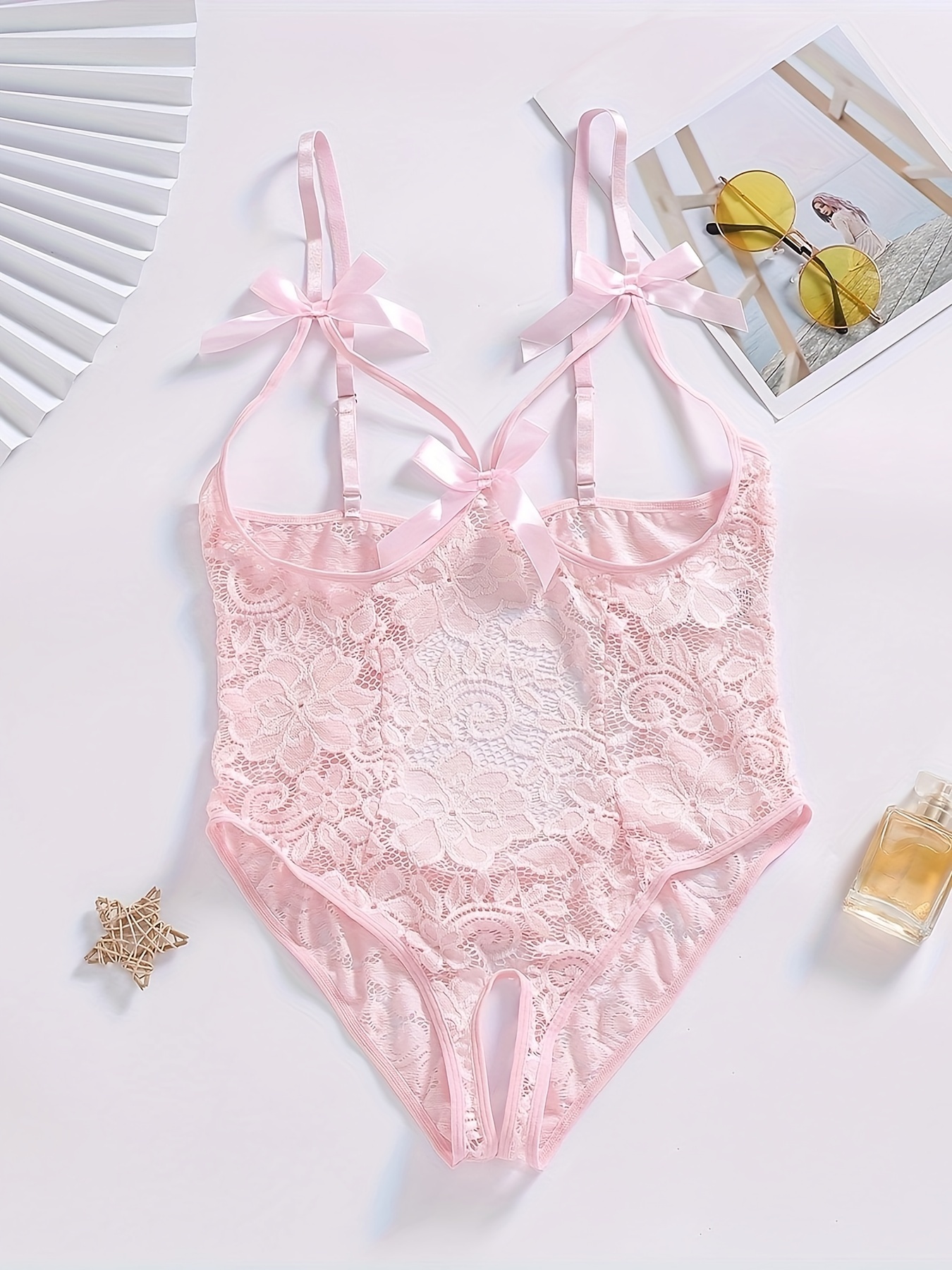 Japanese Hot Set Underwear Bow Ruffle Pink Plus Size Lingerie Lolita Bra  Panties