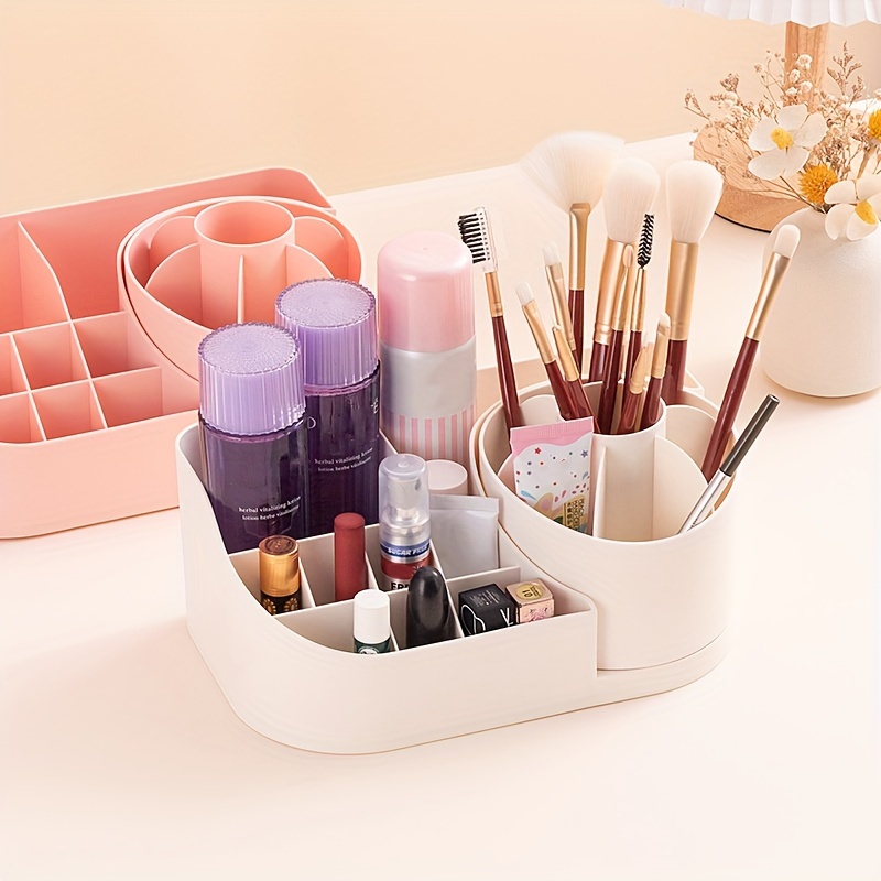 Transparent Makeup Organizer Acrylic Makeup Brush Holder Cosmetic Holder  Pencil Lipstick Desk Container Table Makeup Storage