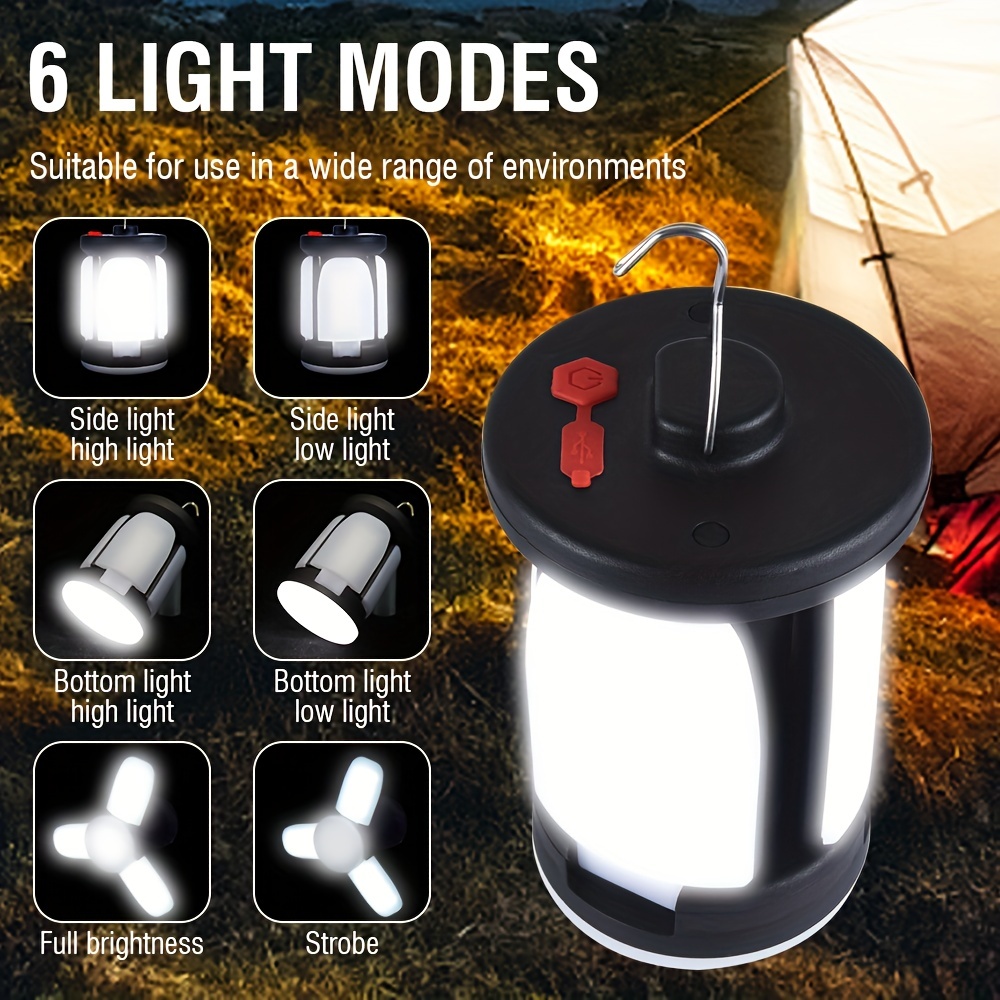 Led Camping Lantern, Collapsible Portable Led Lanterns, Battery Powered  Emergency Light, Lightweight Waterproof, 1pc