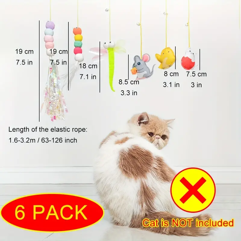 Interactive Cat Toys, Hanging Door Bouncing Mouse Cat Toy, Self-Play Cat  Toys for Indoor Cats Kitten Teaser Toy Cat Mice Toys for Play Exercise