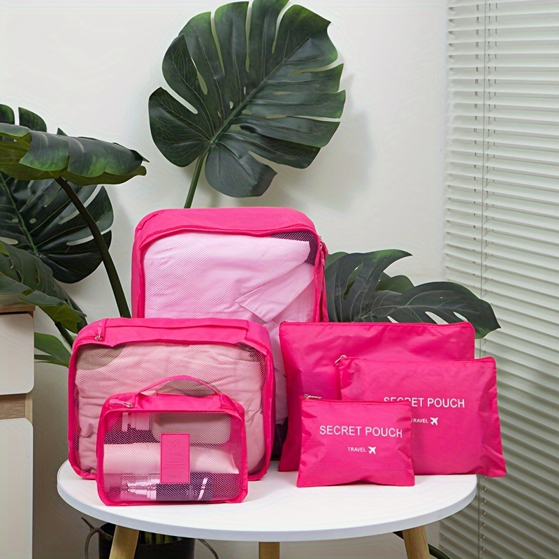 

6 Pcs Travel Luggage Storage Bags, Versatile Lightweight Storage Pouch, Dustproof Duffle Bag