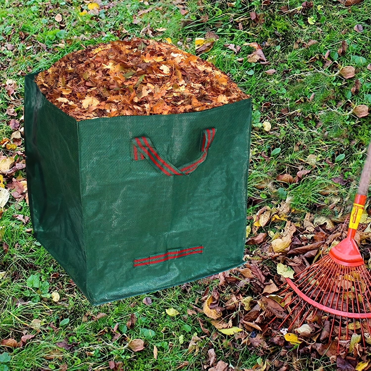 Garden Leaves Reusable Large Lawn Garden Bag Garbage - Temu