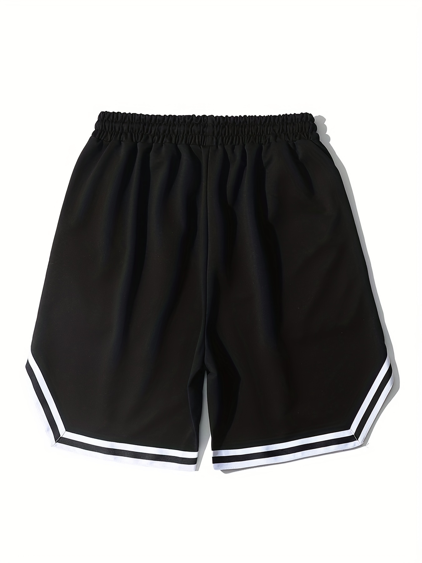 LA 58 Stripe Comfy Shorts Men's Elastic Waist Drawstring S