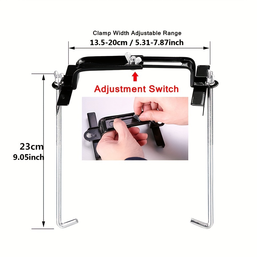 Support de batterie de voiture réglable, support de batterie de stockage de  voiture, support de batterie