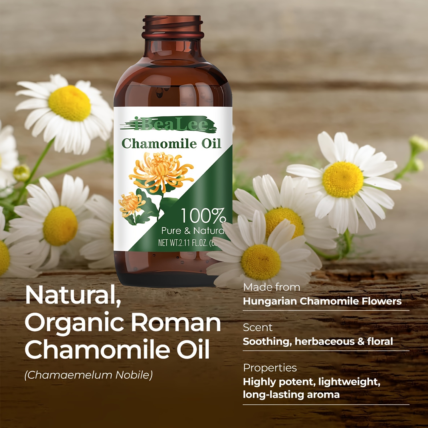 Chamomile Essential Oil For Hair Care And - Temu