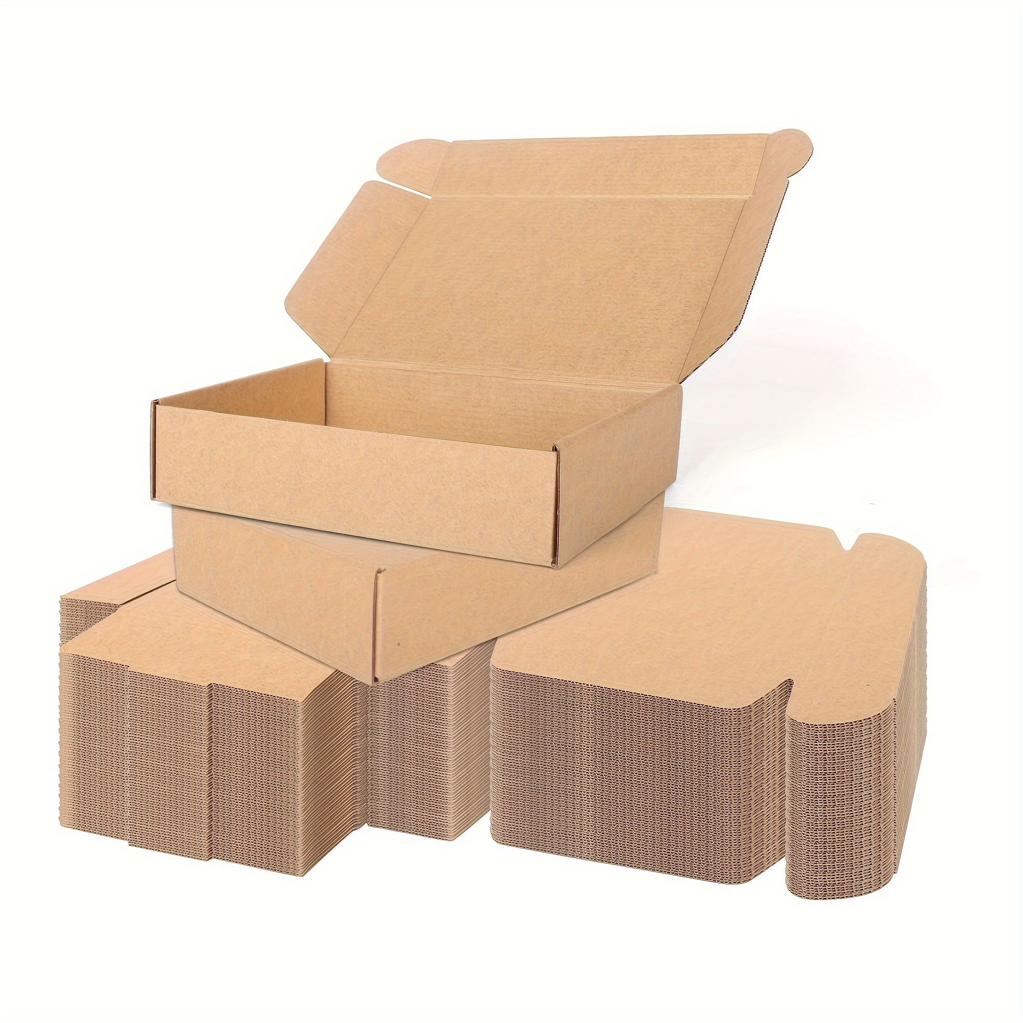 Dicunoy Paquete de 30 cajas de cartón, cajas de envío pequeñas de 9 x 6 x 3  pulgadas, caja de cartón corrugado negro para enviar por correo, cajas de