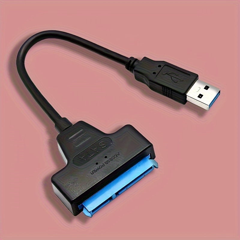 Sata To Usb Cable Sata To 3.0 Usb Adapter Cable For Ssd Hdd - Temu