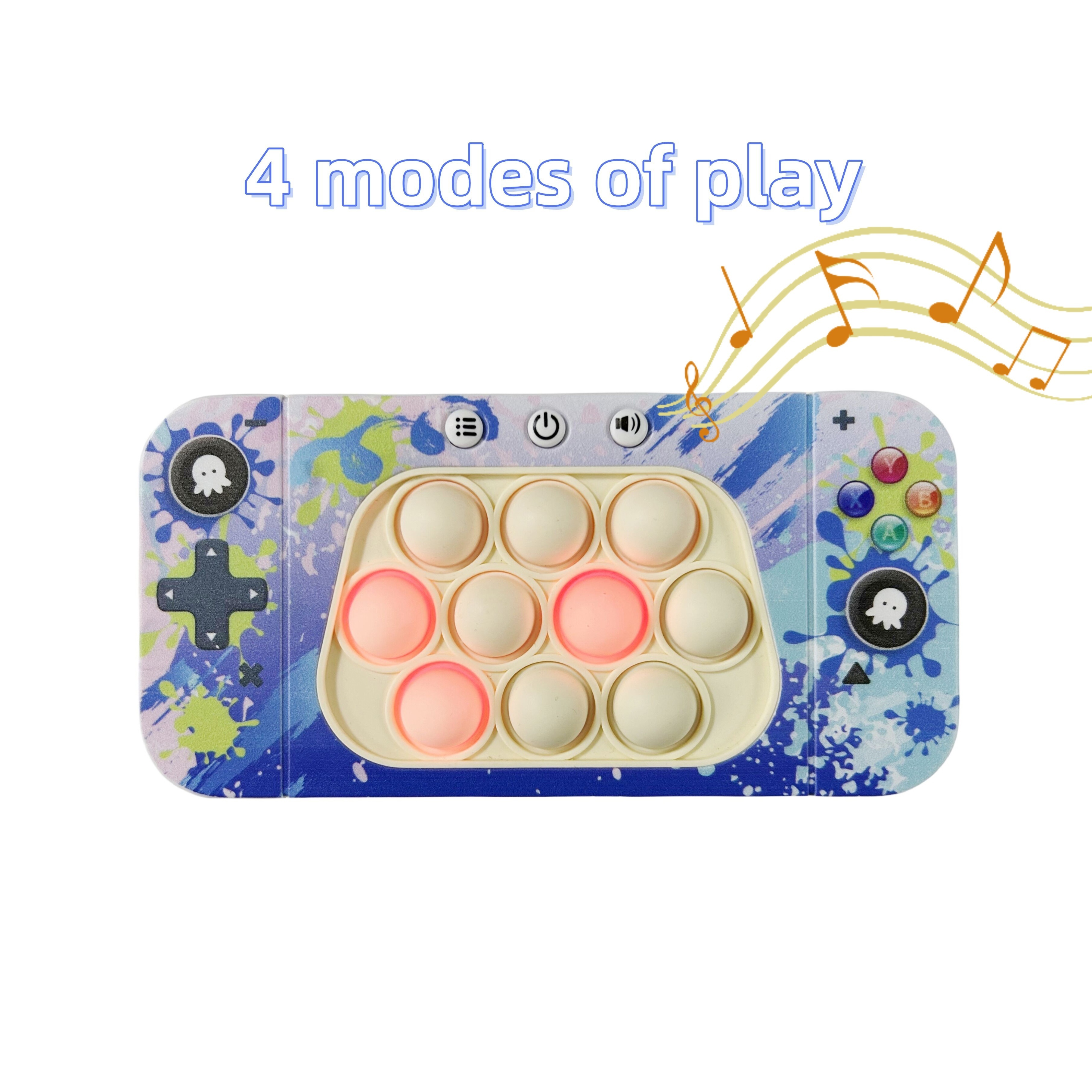 Quick Push Bubbles Game Console Whack-a-mole Fidget Toys Finger Sensory  Antistress For Kids Training Focused On Montessori Toys, Rose Red
