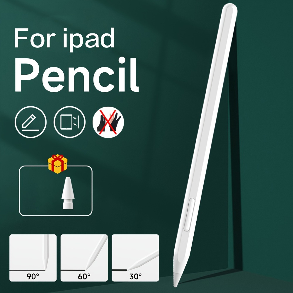 Penna Touch Compatibile apple-Pencil iPad(2018-2022): Stylus Penna  Sensibile all'inclinazione & Rigetto del Palmo & Magnetica per iPad, iPad  Pro, iPad Mini