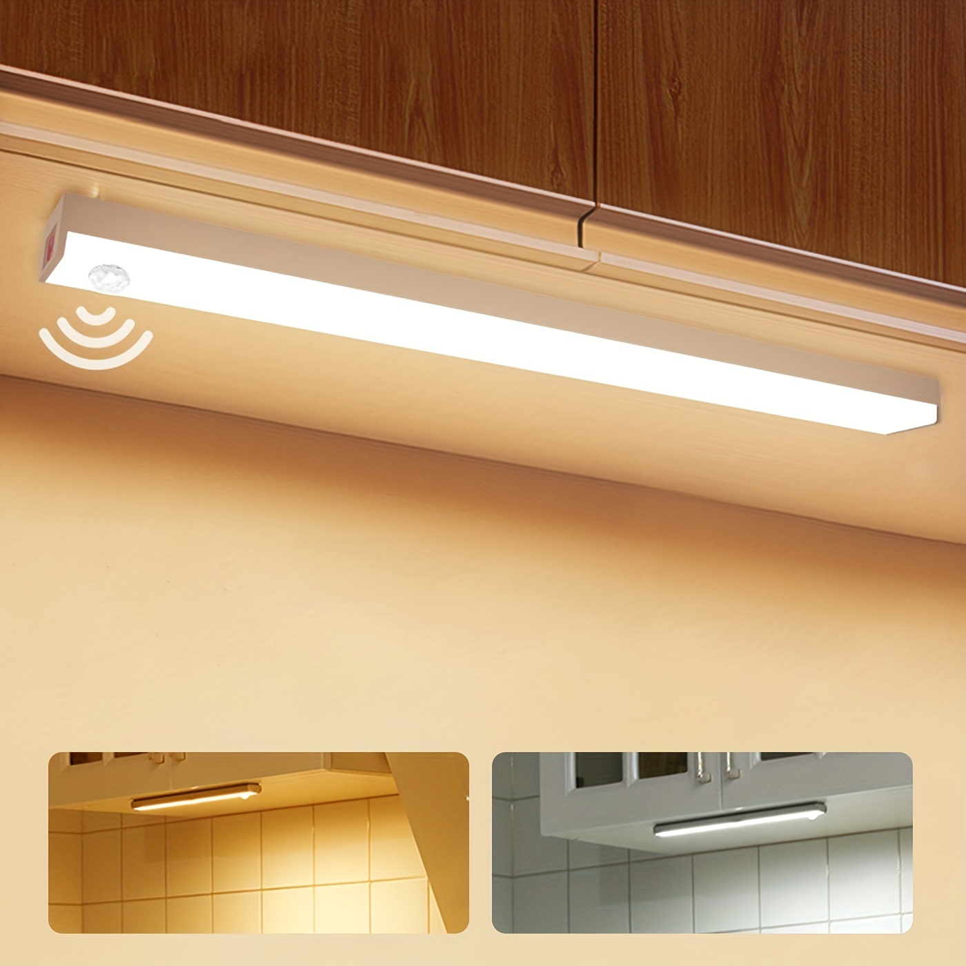 1 Luz Con Sensor De Movimiento, Luces De Pared Magnéticas Recargables Para  Interiores, Luz Nocturna Inalámbrica Alimentada Por Batería Para Escaleras