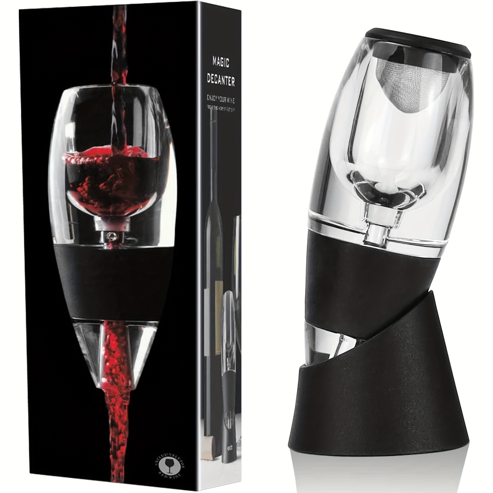 1pc Wine Aerator Decanter | Pourer | Filter | Anti-Drip Stand | Increase Flavor & Aroma | Free Shipping | Our Store