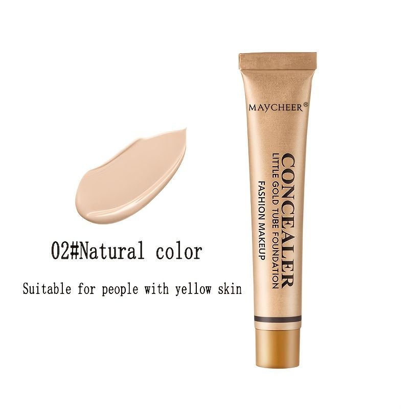 Gold Tube Concealer Liquid Dark Circle Scars Acne Fine Lines Cover  Waterproof Black Eye Tattoo Scar Foundation Liquid 30g | Shop Now For  Limited-time Deals | Temu