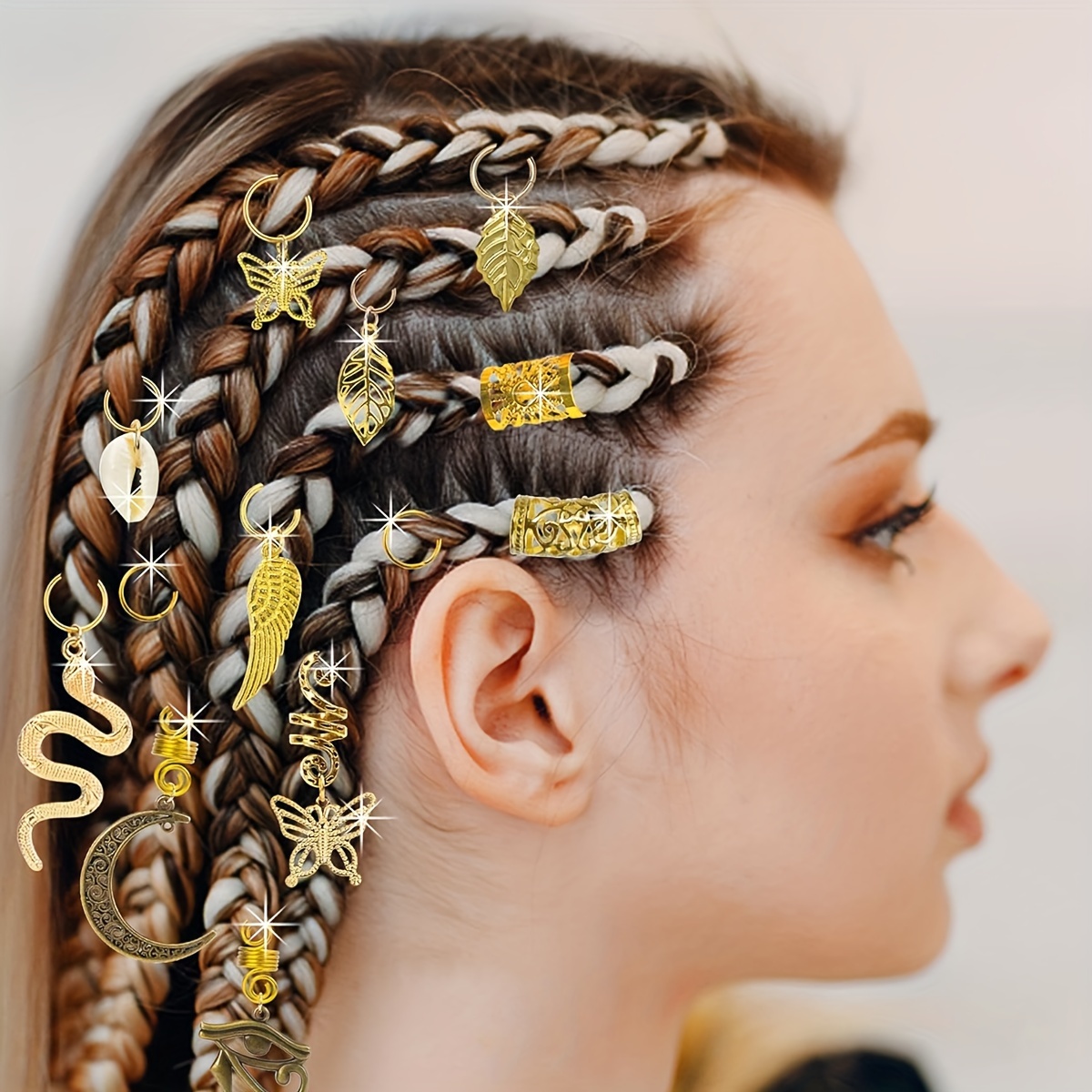 Hair Beads Jewelry Accessories Vintage Dreadlocks - Temu