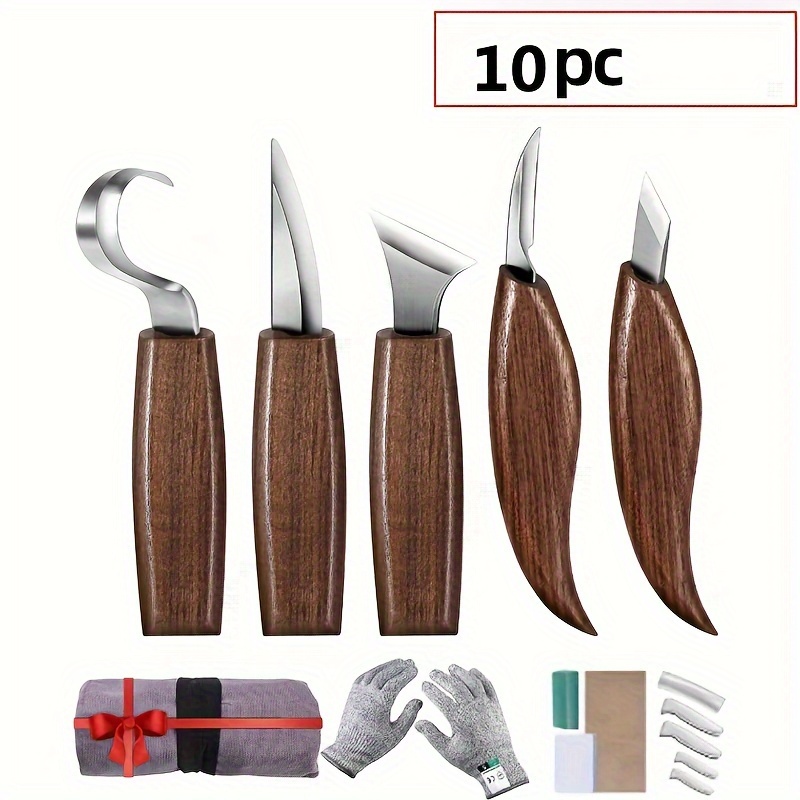 Wood Carving Hook Knife And Sloyd Knife For - Temu