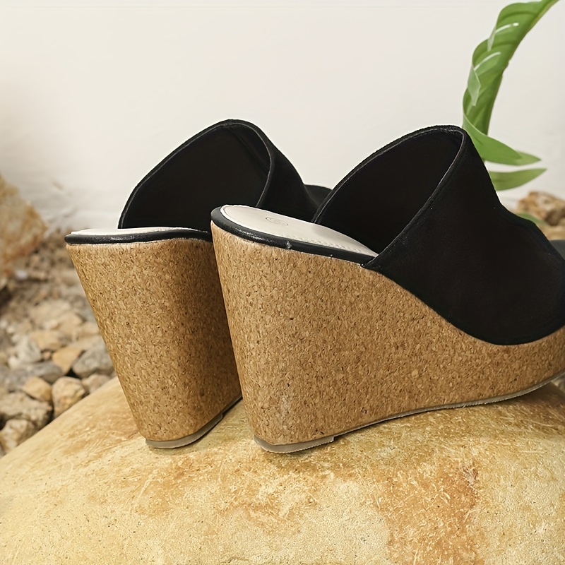 Summer hot sale cork wedges