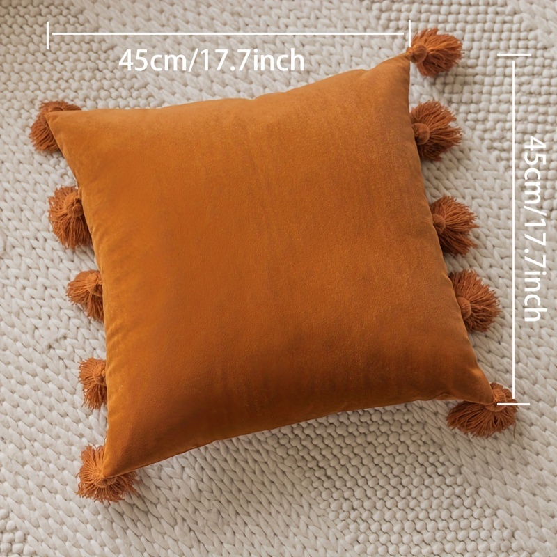 Solid Dark Brown Decorative Pillow Cover- Accent Pillows - Throw Pillows