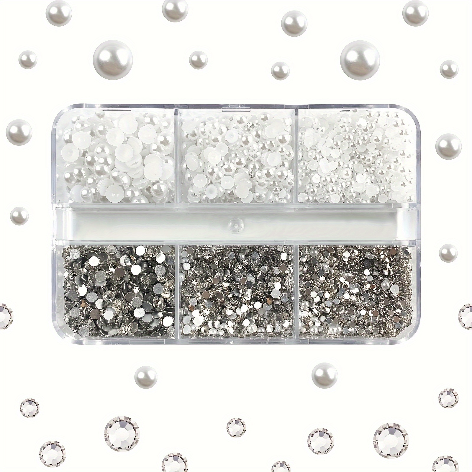 Diamantes de imitación AB para uñas multiformas con parte trasera plana,  cristales mezclados AB para uñas, cristales de cristal para uñas, ropa