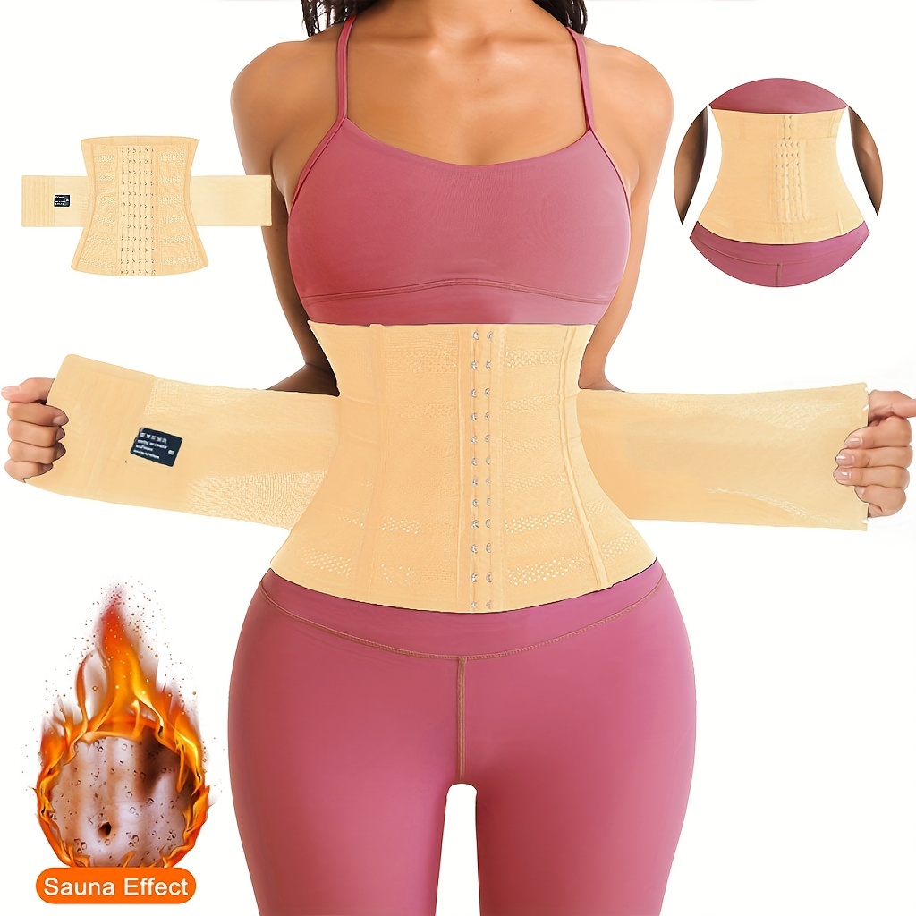  Andalinge Waist Trainer for Women Weight Loss Girdle Hourglass  Body Shaper Upgraded Waist Cincher Shapewear with Steel Bones Extender :  Clothing, Shoes & Jewelry