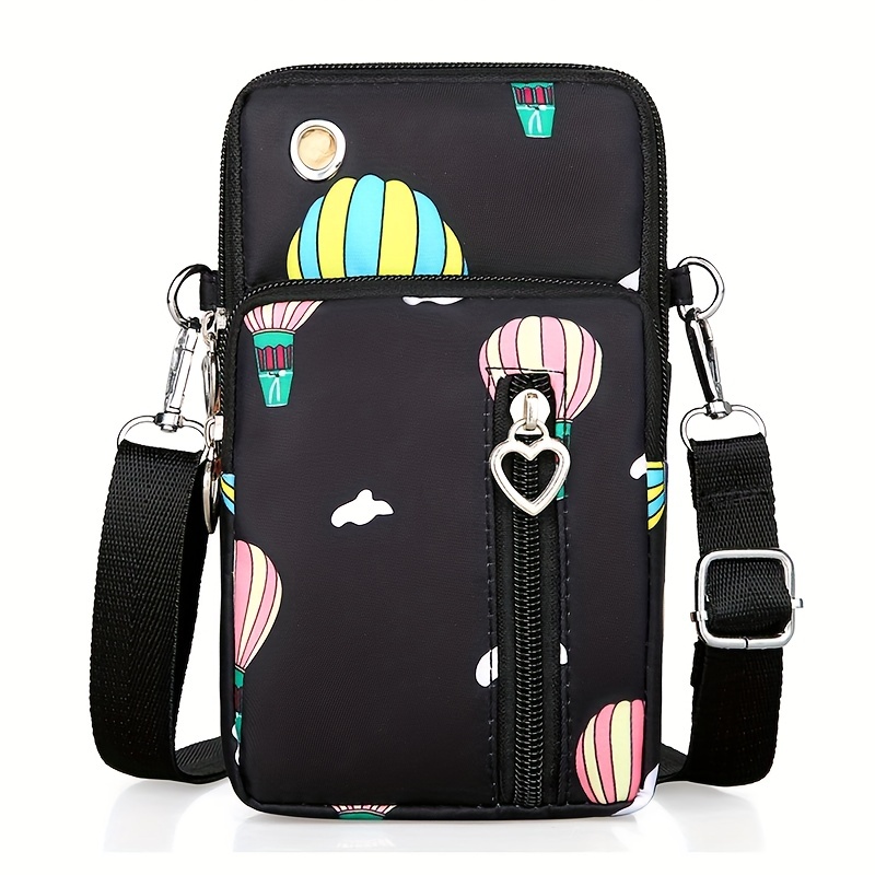 Multifunctional Mobile Phone Bag Mini Nylon Crossbody Bag Temu