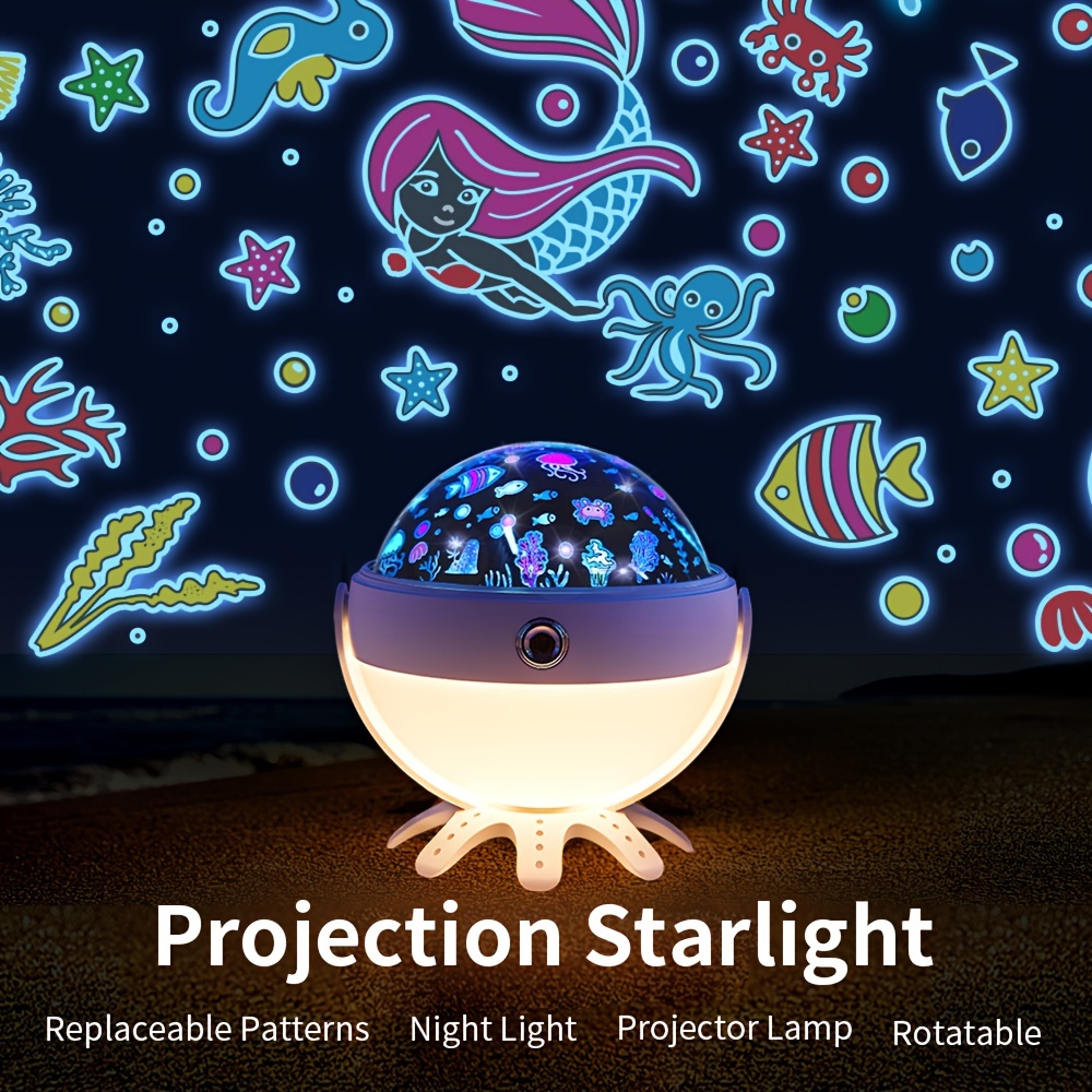 Lampe De Projection D'étoiles En Forme De Vaisseau Spatial Avec 8