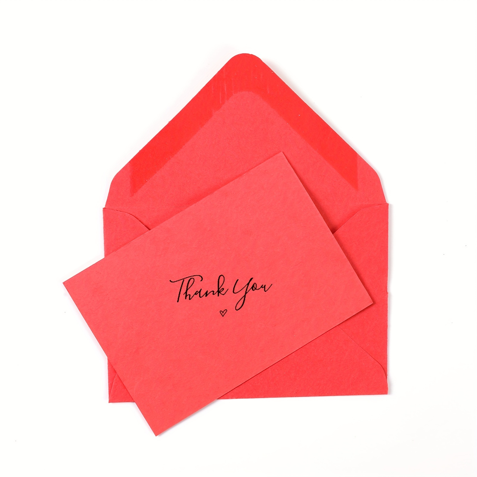 Small Blank Red Cards and Envelopes