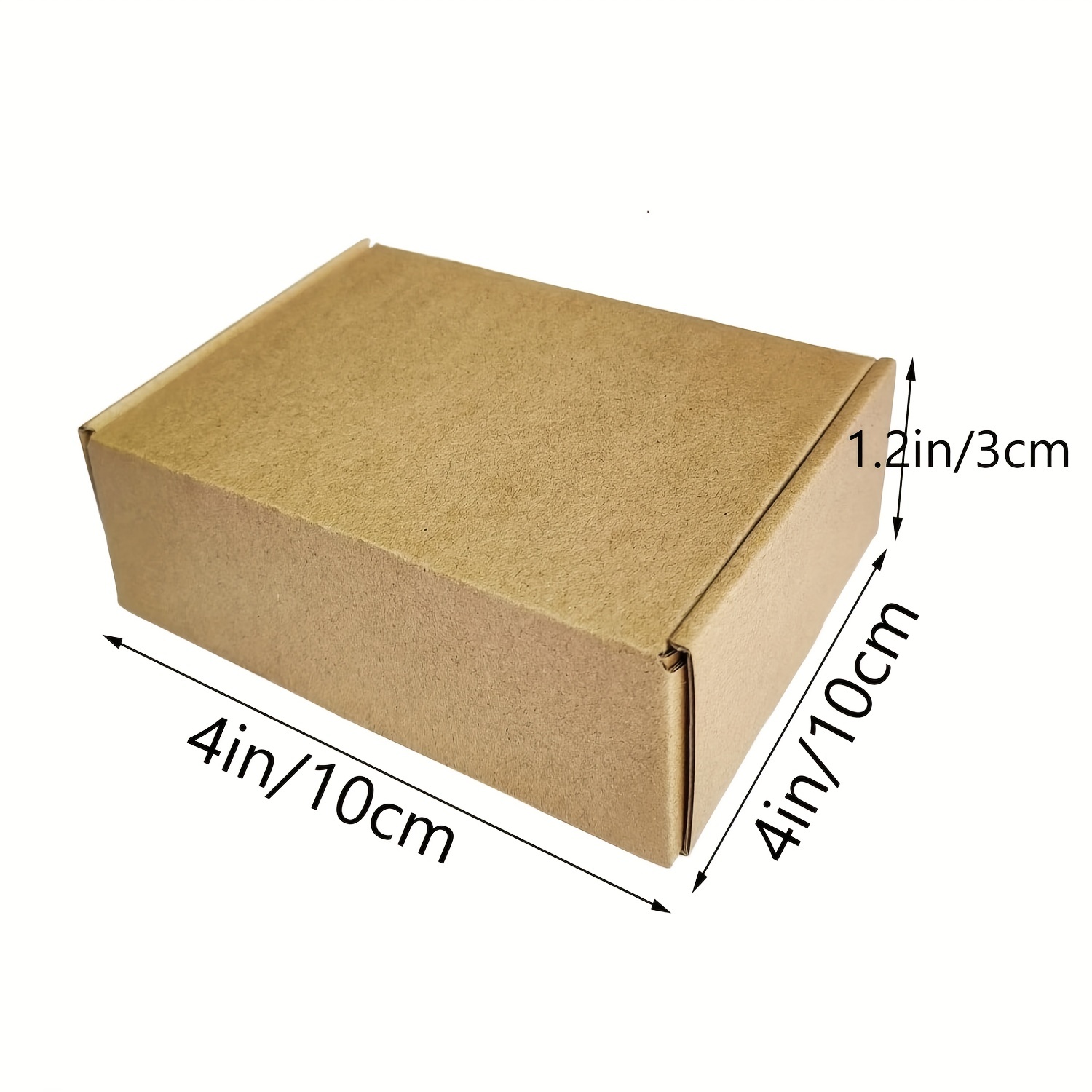 Cajas pequeñas de cartón corrugado de 6 x 4 x 2.55 pulgadas para envíos por  correo, paquete de 20 unidades