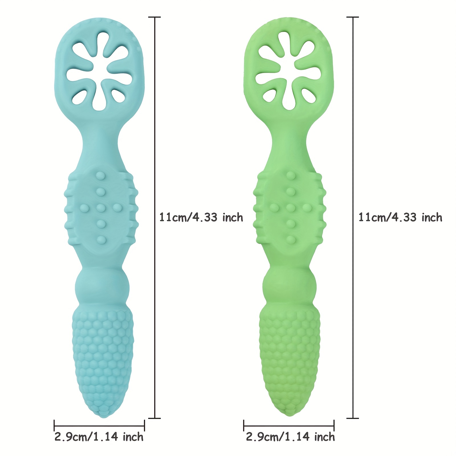 Baby Spoons - Self Feeding Set For Baby Led Weaning - Food Grade Soft  Silicone Anti-choke - Perfect For First Stage Toddler Utensils! - Temu Japan