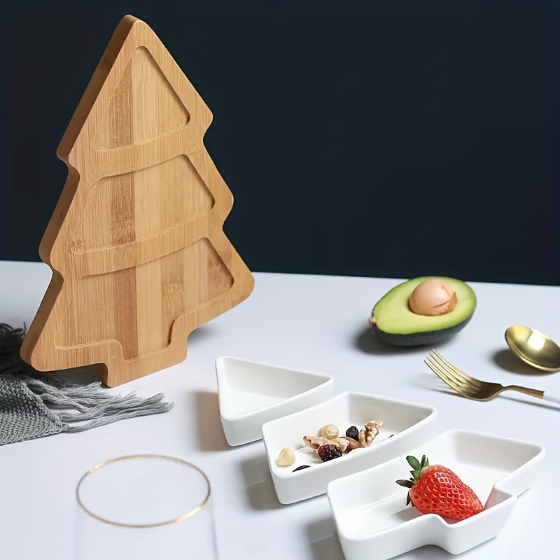 Octagonal Wood Tray For Serving Food Snacks Drinks Sushi - Temu