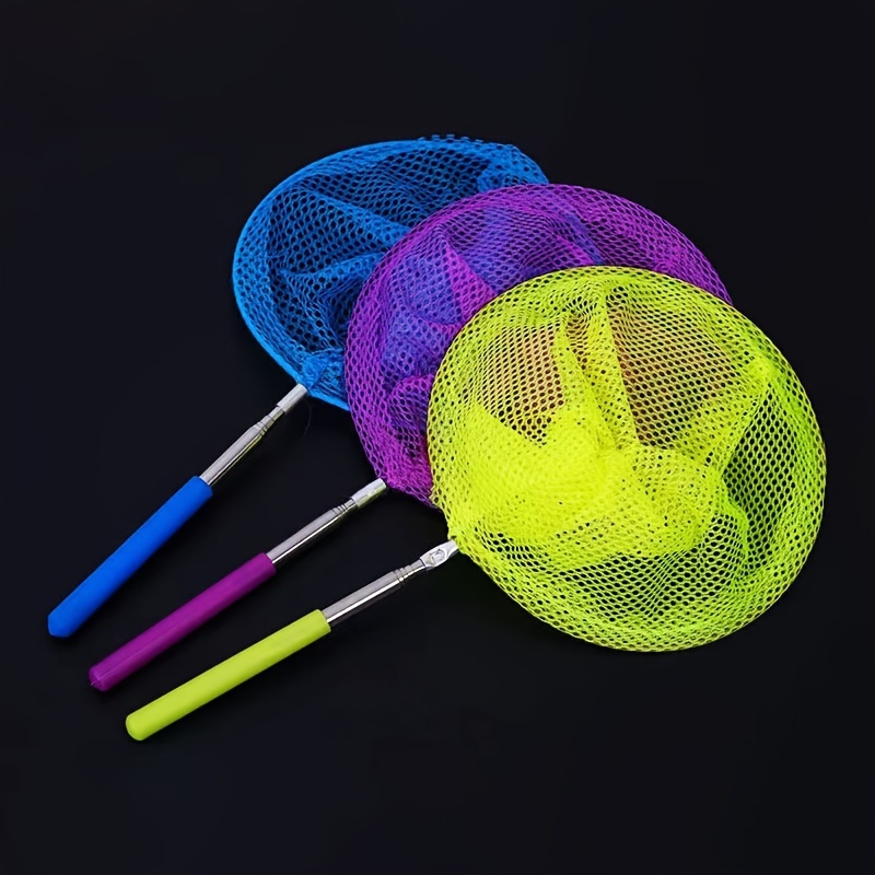 Colorful Telescopic Fishing Net Perfect Kids Outdoor Playing