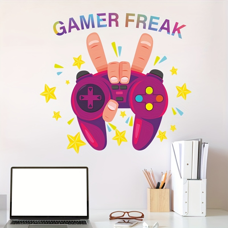 Gamer Vinyl Wand Aufkleber Spiel Room Decor Selbstklebende Gaming