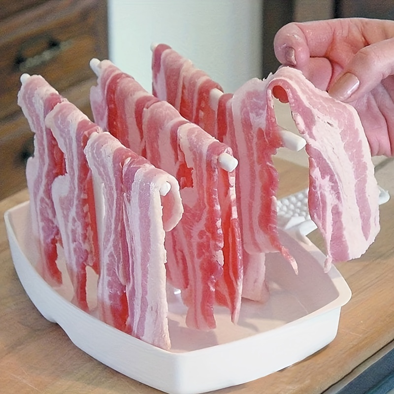 Microwave Bacon Maker Microwavable Bacon Grill Bacon - Temu