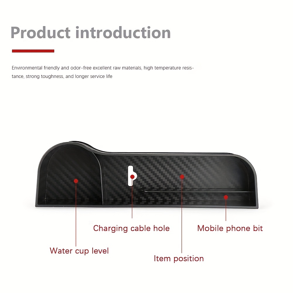 Car Storage Box Interior Decoration Seat Central Control Slot Cup Holder