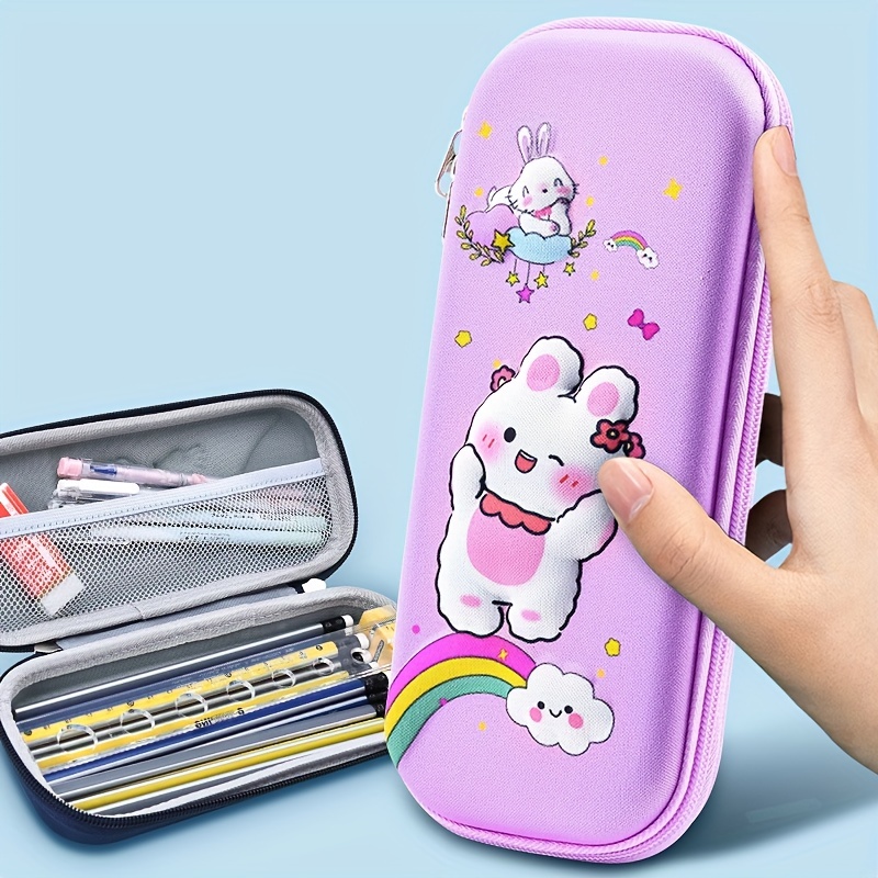 Cheap 3D EVA Large Capacity Pencil Case Pen Holder Cute Cartoon