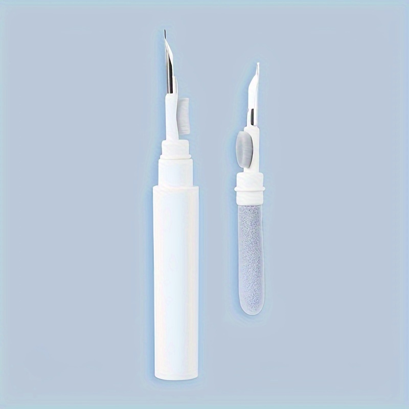 Image of 3-in-1 Wireless Earphone Cleaning Kit Compatible For Airpods & Airpods Pro - Abs Earbud With Wipe & Spray Stations, Compact Maintenance For Devices