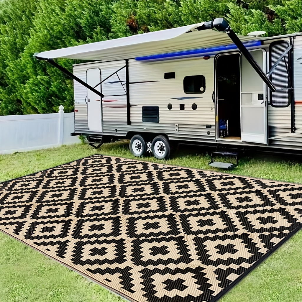 1pc Alfombra Exterior Patio Rv Camping Impermeable - Temu Chile